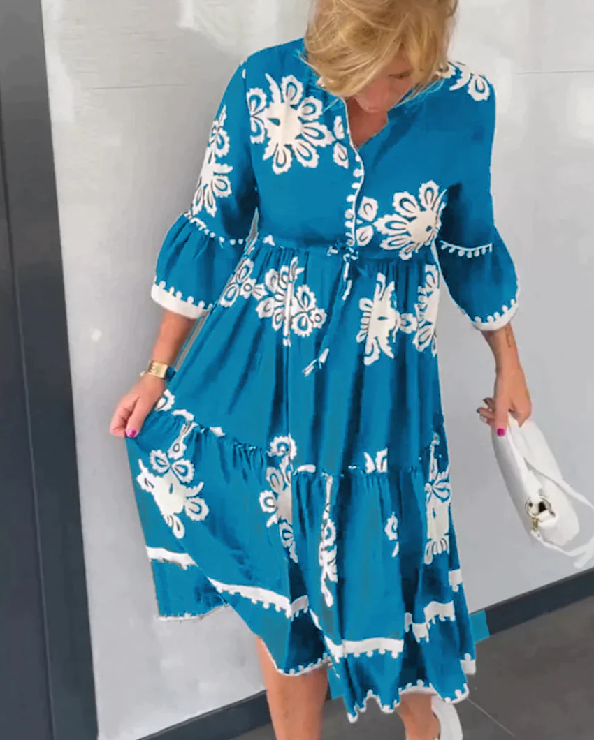 FloralElegance™ - Bloemenjurk Voor Vrouwen