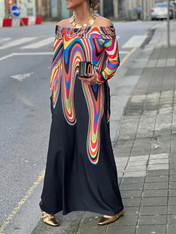 PrintPerfection™ - Jurk met Kleurenprint