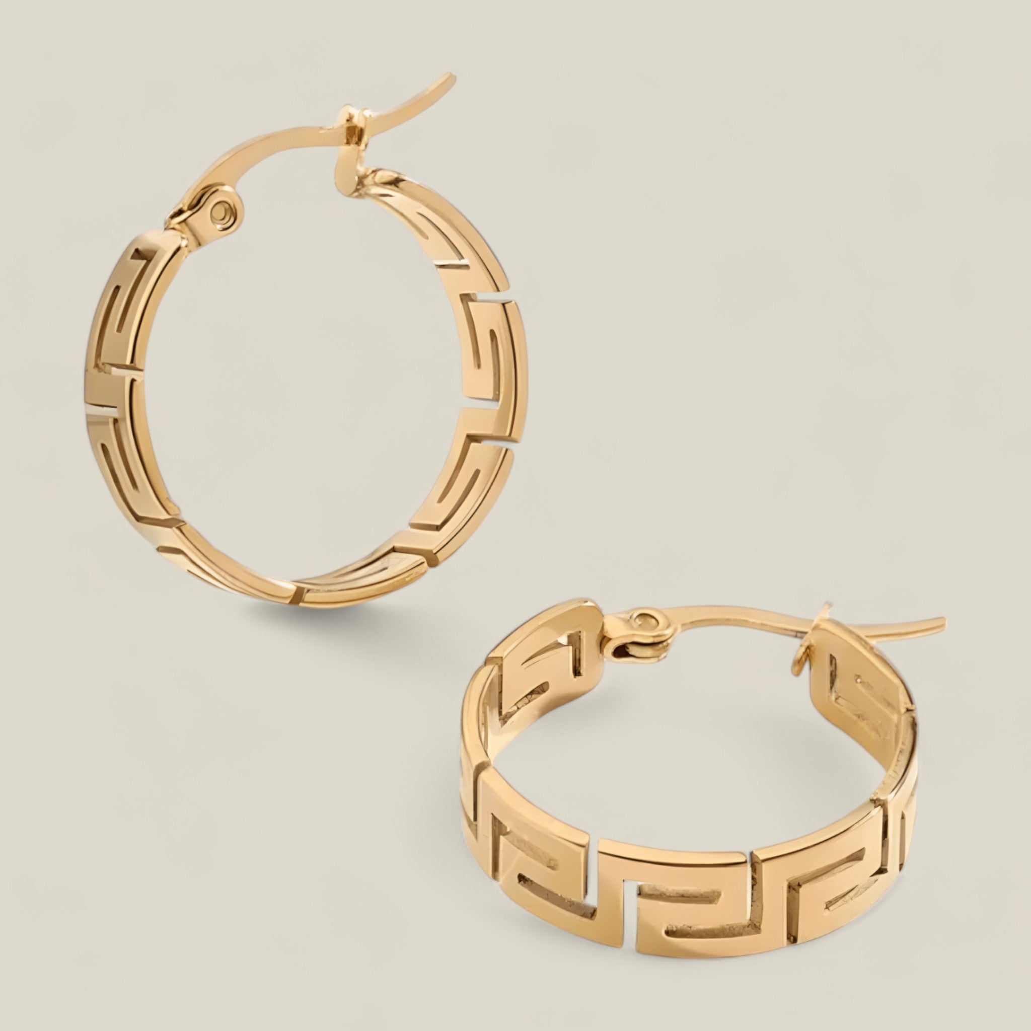 Emily - Tijdloze Elegantie Oorbellen met Sierlijk Grieks Geïnspireerd Ontwerp