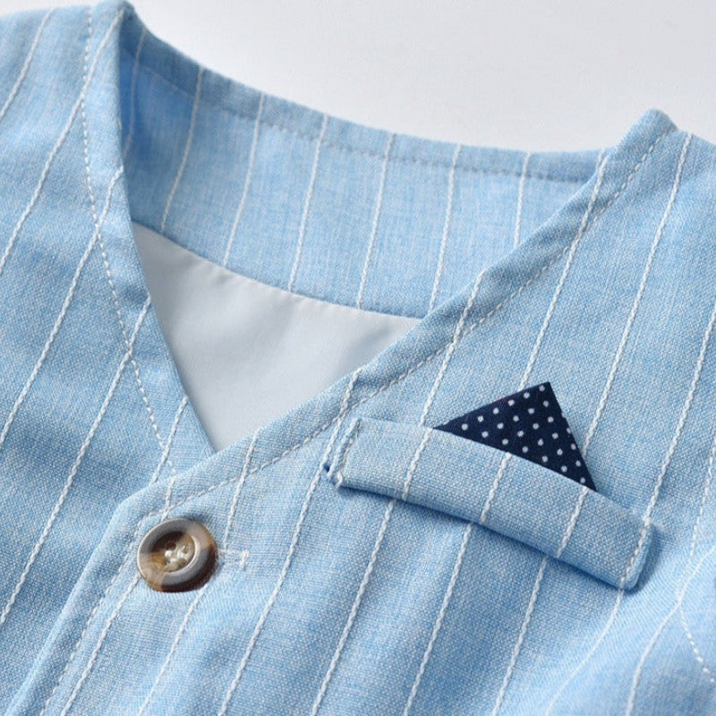 Jayden – Klassieke 3-delige set met mouwloos vest en casual broek