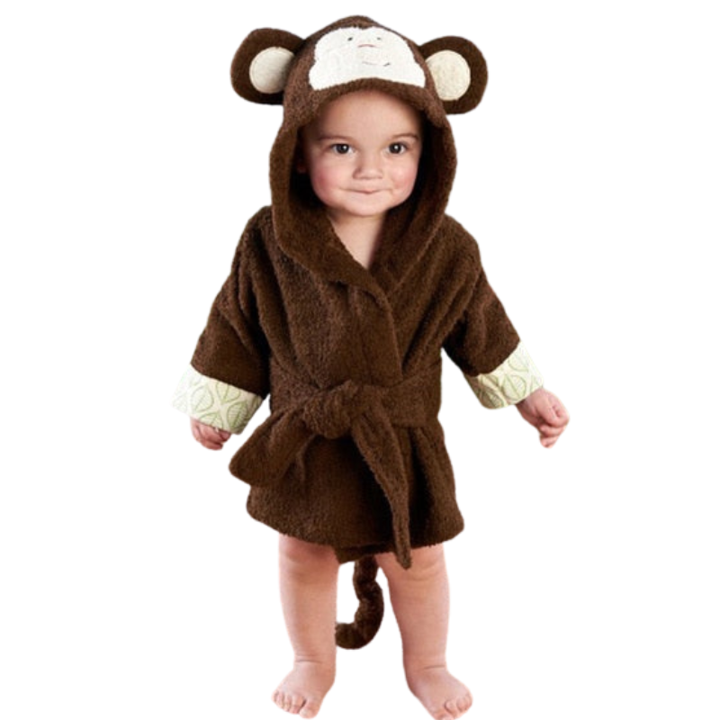 CuddleCub – Badcape met Dierenmotief voor Baby’s en Peuters