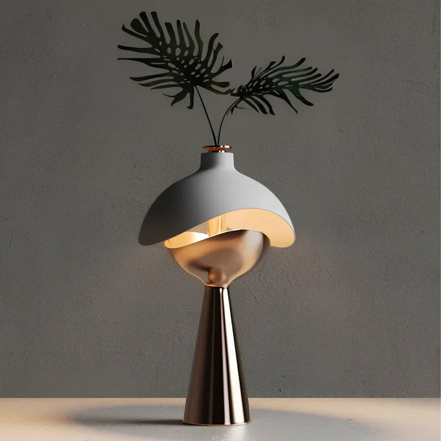 LumiAura - Unieke decoratieve tafellamp met artistiek sculpturaal ontwerp