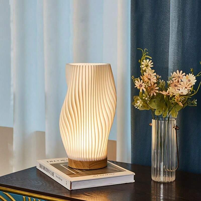 WaveLuxe - Elegante USB-lamp met twee lichtkappen