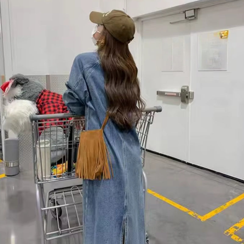 Diane – Schoudertas met kwastontwerp en verstelbare riem