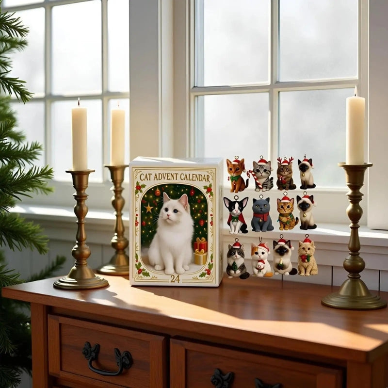 PawJoy – Katten Speelgoed Adventskalender voor Kerst Display