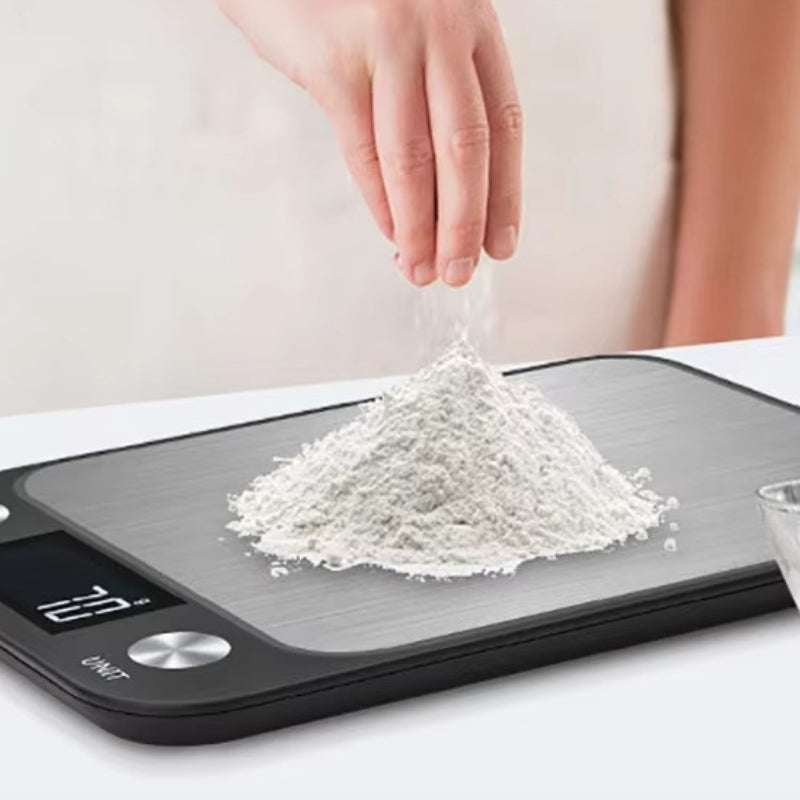 WeighEase – Elektronische Keukenweegschaal met Digitaal Display en Knopbediening