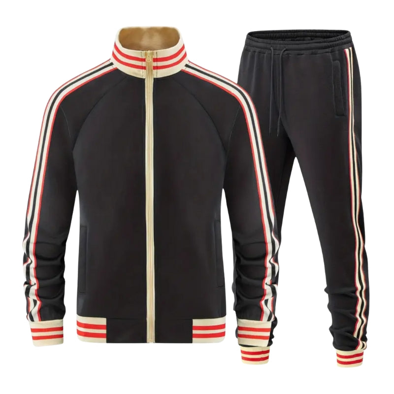 Mason – Gestreept Trainingspak met Sweatshirt met Rits