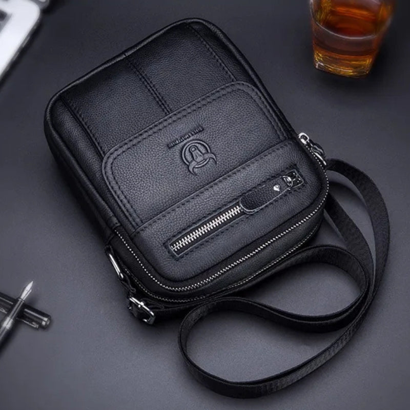 Tristan – Schoudertas met verstelbare riemen en meerdere ritsvakken