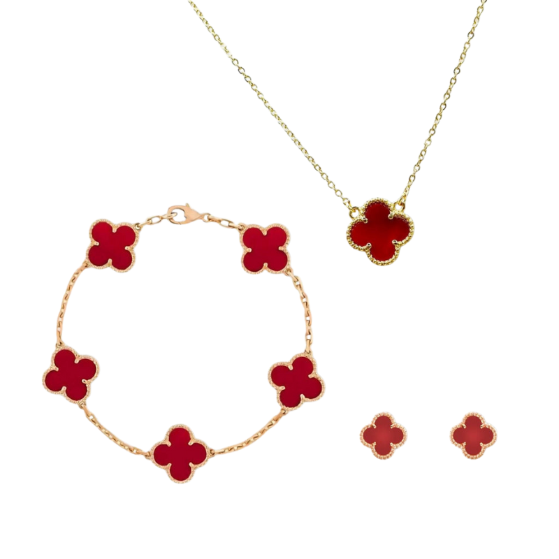 Veloria – Luxe Sieradenset met Ketting, Armband en Oorbellen