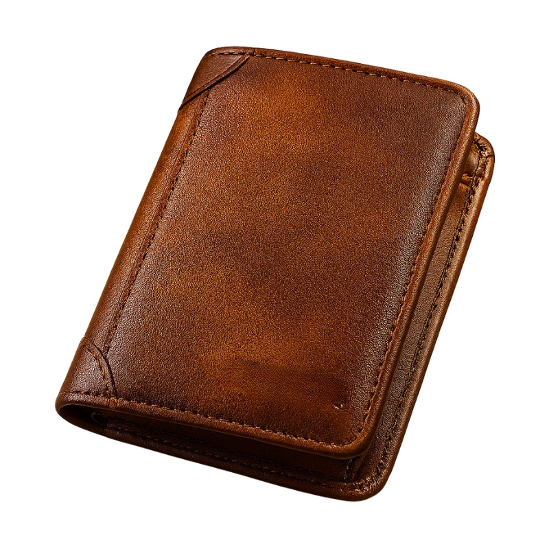 Adrian – Korte RFID Bifold Portemonnee met Kaart- en ID-Houder