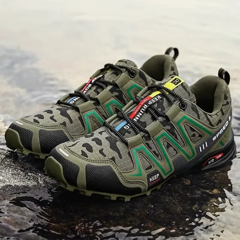 TrekMaster – Antislip Vetersneakermet Ronde Neus