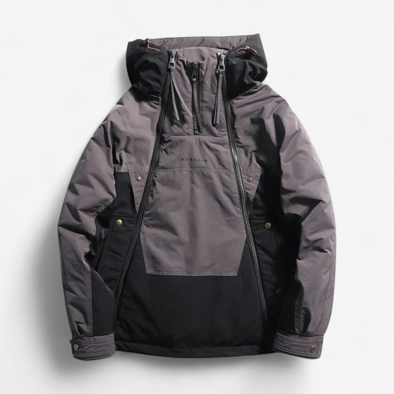 Arden – Gewatteerde jas met capuchon en ritssluiting