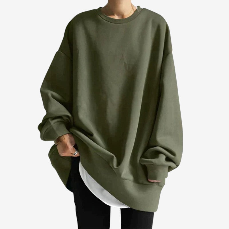 Skylar – Oversized Trui met Lange Mouwen en Ronde Hals