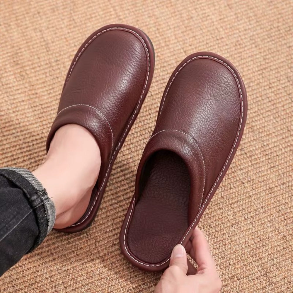 CozyStep – Ronde Teen Slippers met Slip On Ontwerp