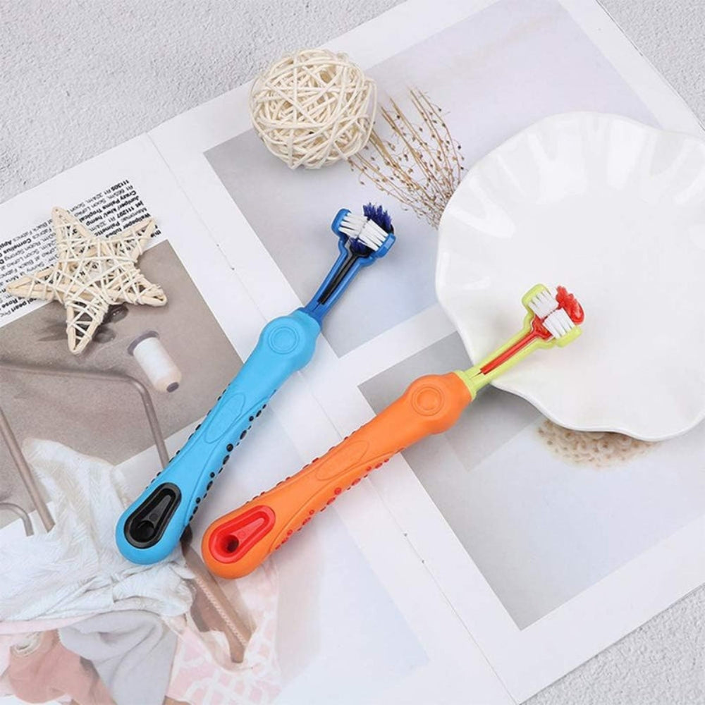 PawBright - Driekoppige tandenborstel voor huisdieren voor een frisse adem en schone tanden