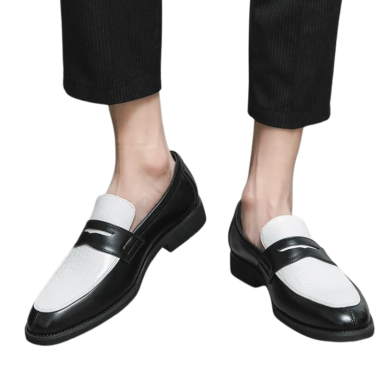 Damian – Klassieke Herenschoenen met Antislip Zool en Verfijnde Stiksels
