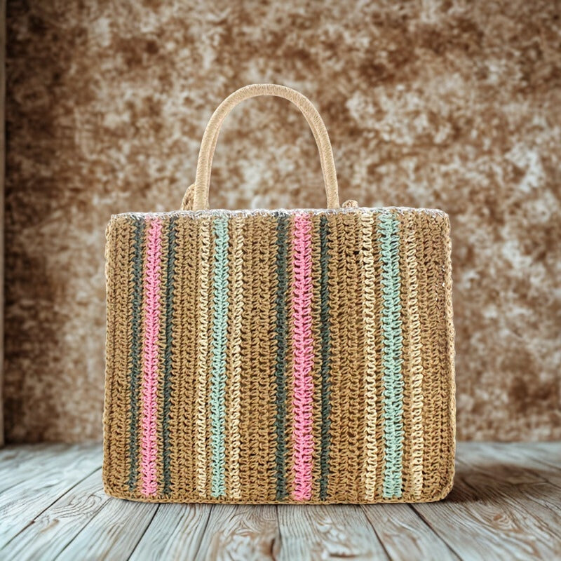 Nicole – Tote bag met ritssluiting en handvatten