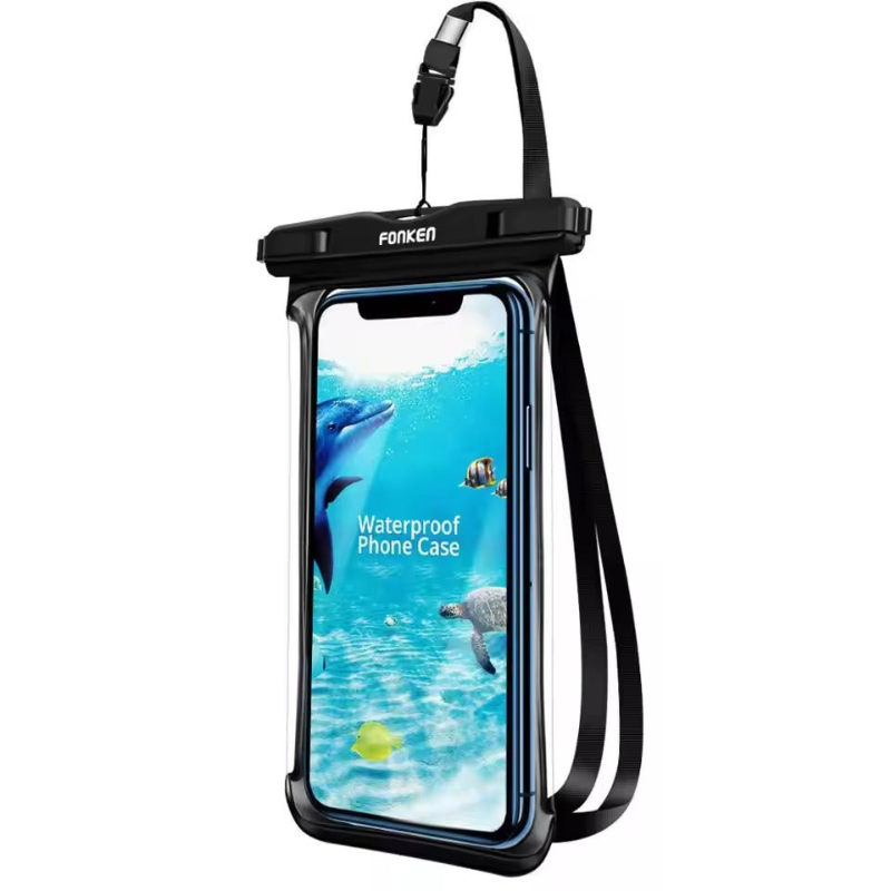 AquaShield – Waterdichte Telefoonhoes met Touchscreen Toegang en Universele Pasvorm