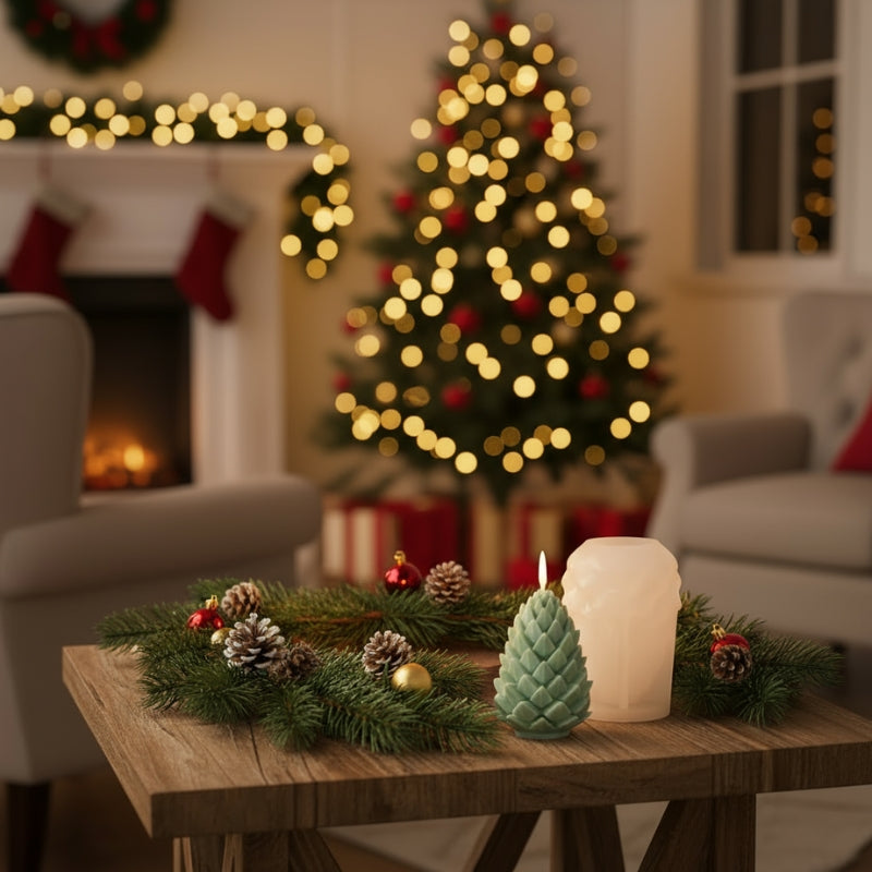 FestiveForm – 3D Kerstfiguren met Creatieve Ontwerpen voor Feestelijke Decoratie
