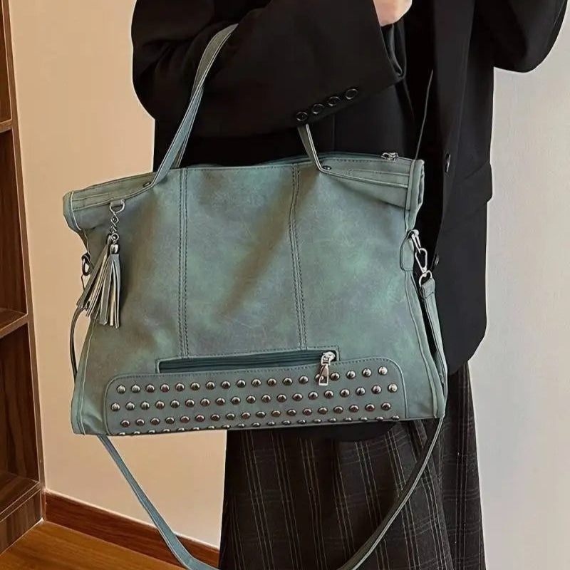 Virginia – Handtas met meerdere ritsvakken en verstelbare riem