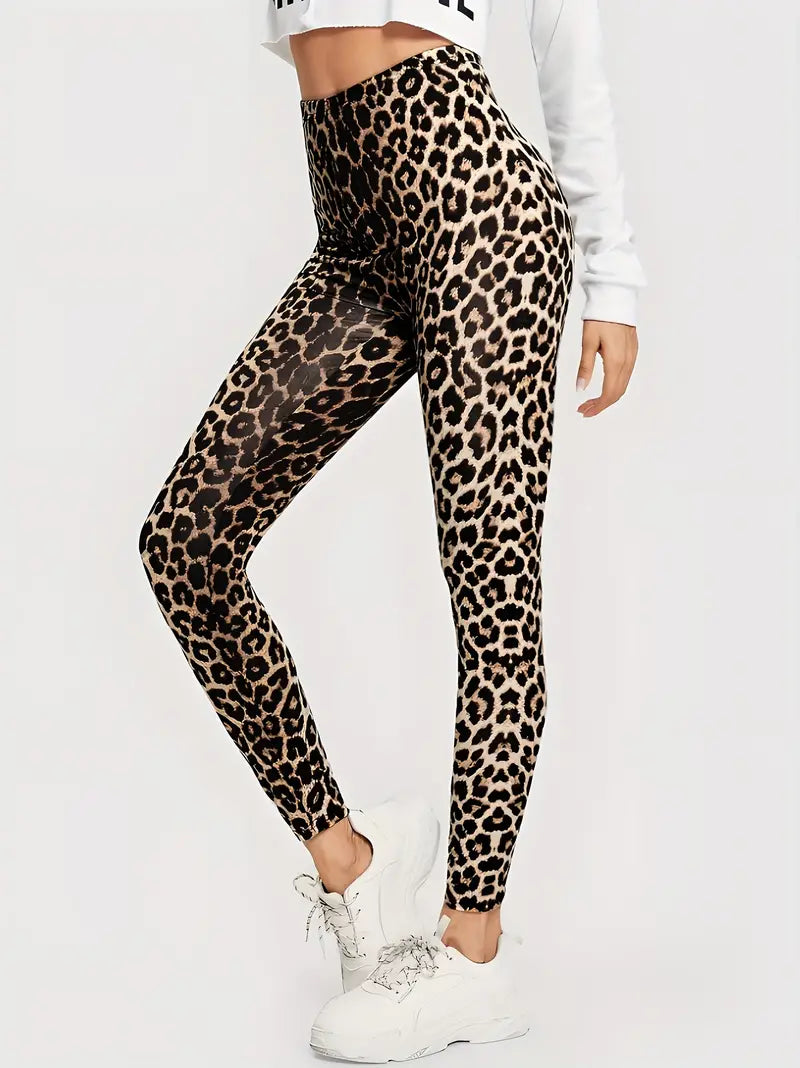 Zoe - Legging met luipaardprint en hoge taille voor een gedurfde look