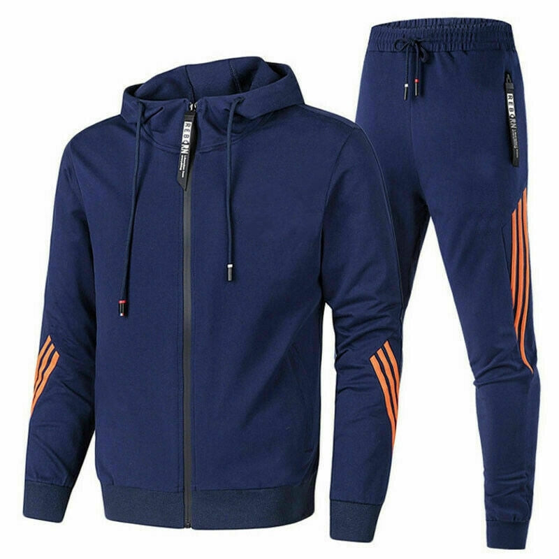 Max - Slim-Fit trainingspak met capuchon en ritssluiting