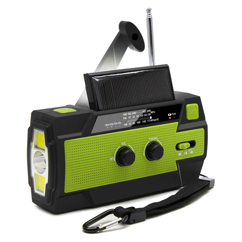 TerraVolt - Solar-powered radio en powerbank voor noodgevallen