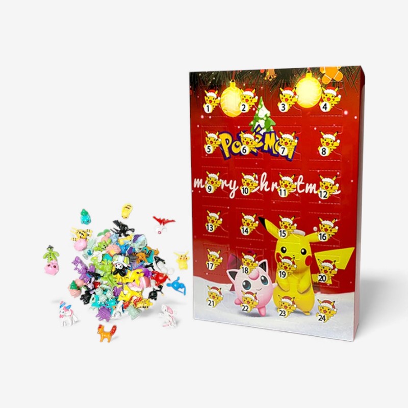 PokeWorld – Pokémon Adventskalender met Anime Actie Mini Figuren