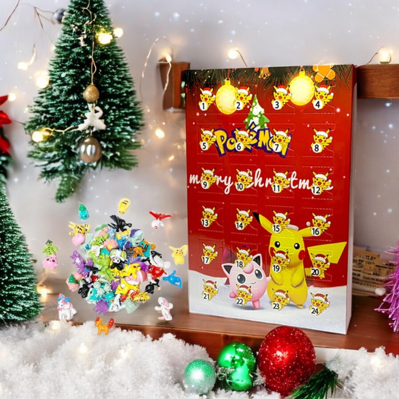 PokeWorld – Pokémon Adventskalender met Anime Actie Mini Figuren