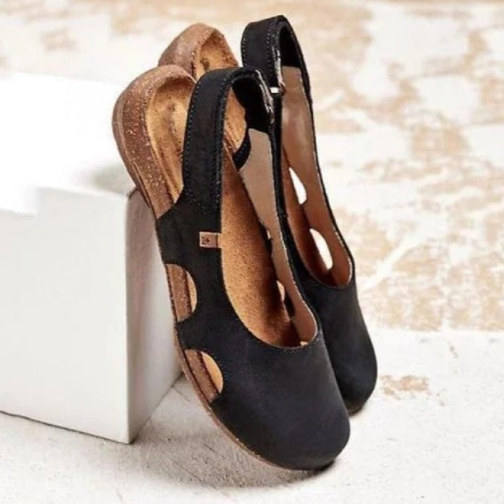 Daina – Open Slingback Sandalen met Gevoerde Binnenzool