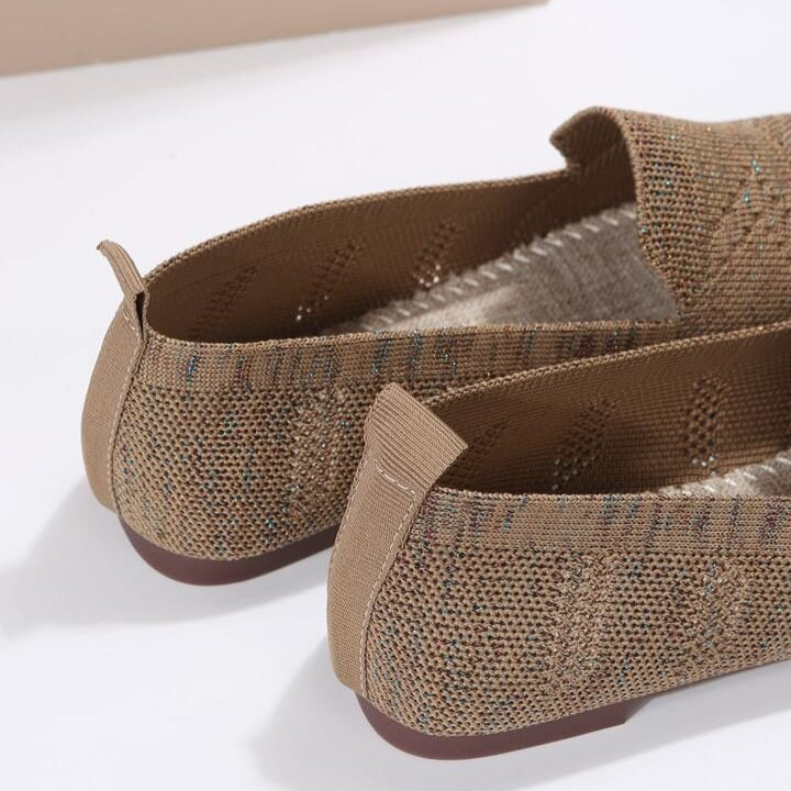 Lina - Lichtgewicht platte schoenen met ademende mesh en antislipzool