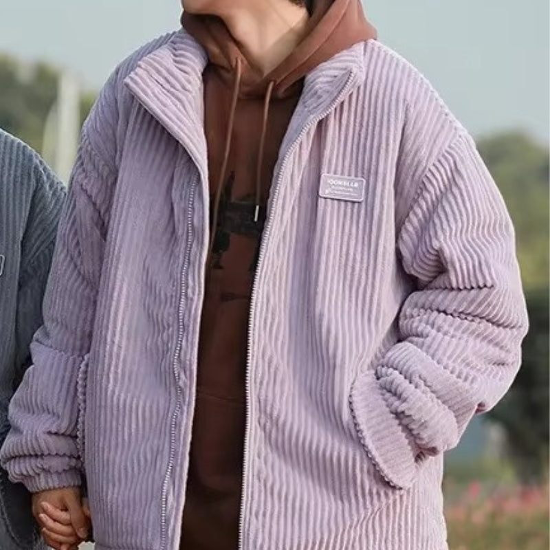 ZipGuard – Lange Mouwen Jas met Ritssluiting en Opstaande Kraag