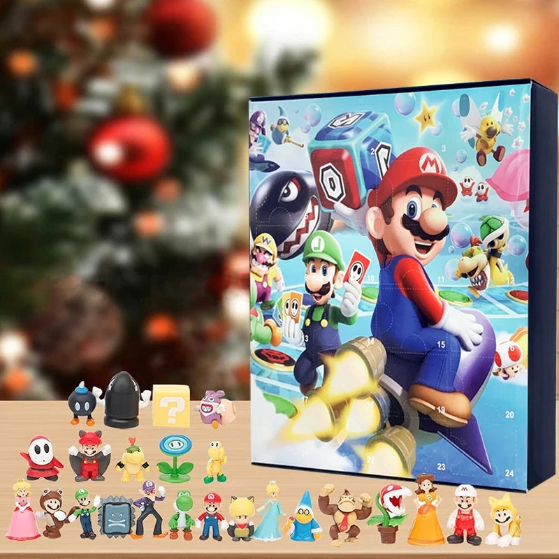 MarioWorld – Super Mario Adventskalender met Anime Actiefiguren