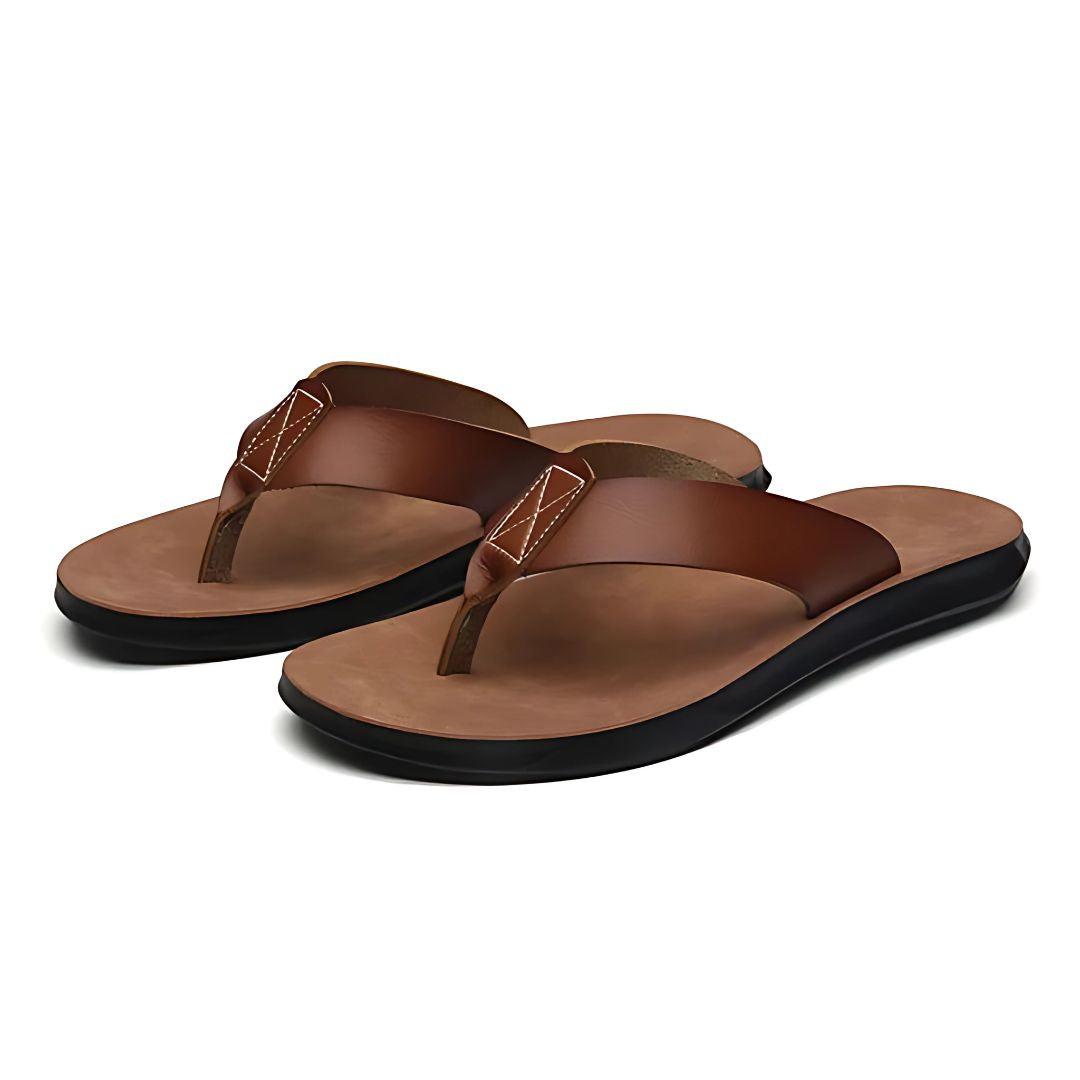 Malia - Casual instapslippers met gewatteerd voetbed en klassieke band