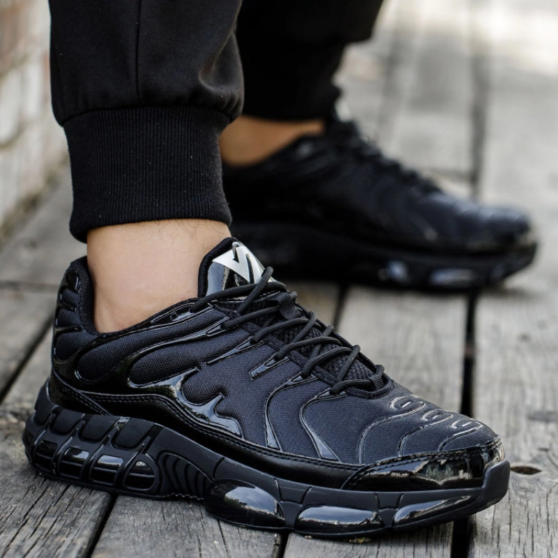 FlexStep – Sneakers met Ronde Neus Vetersluiting en Antislipzool