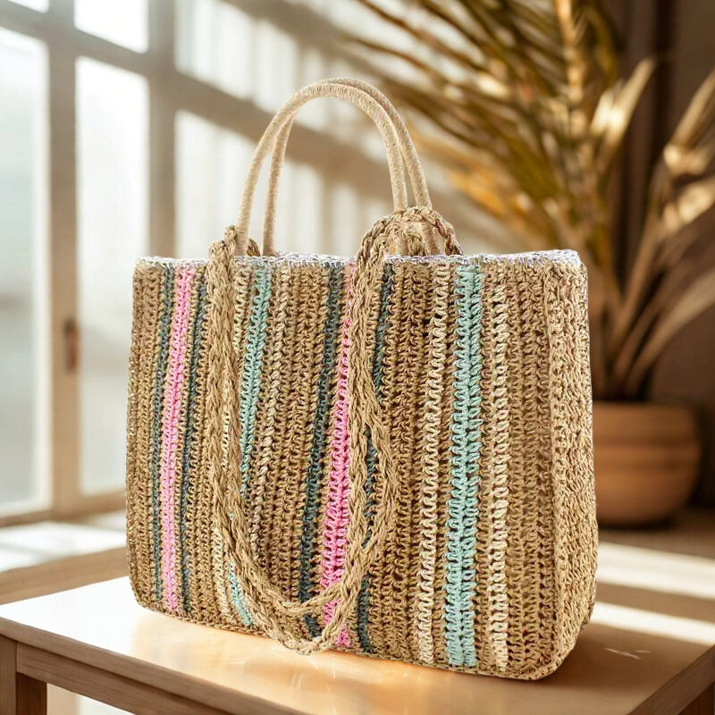 Nicole – Tote bag met ritssluiting en handvatten