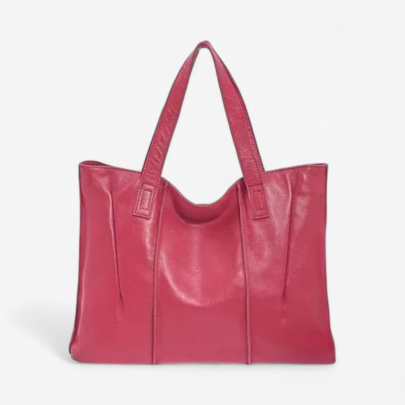 Caroline – Schoudertas met ritssluiting en bovenhandvatten