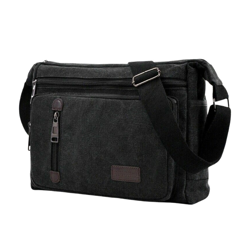 TravelMate – Waterdichte Schoudertas met Verstelbare Band en Meerdere Vakken