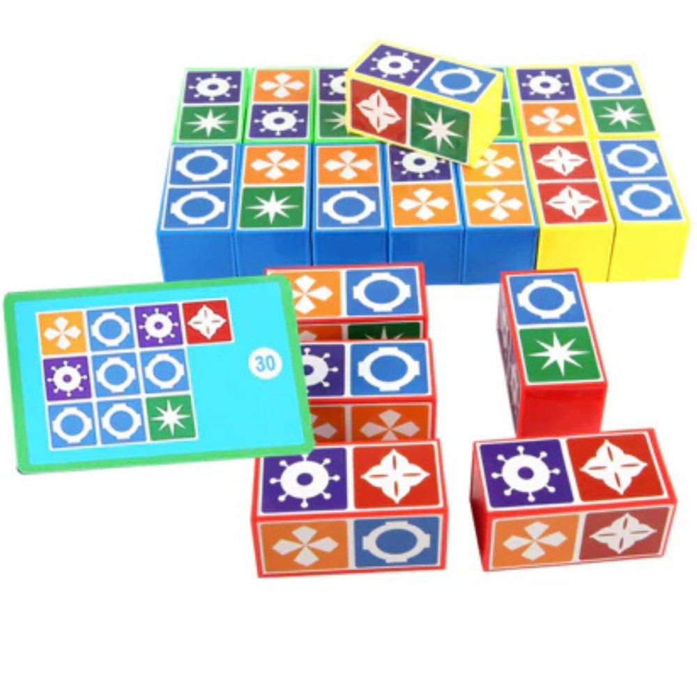StackLogic – Leuk patroonpuzzelspel met stapelbare kubussen voor alle leeftijden