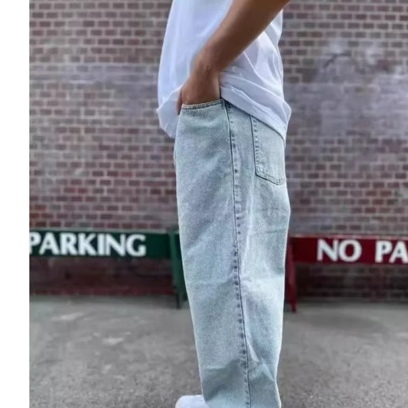 Charles – Wijde Broek met Meerdere Zakken en Hoge Taille