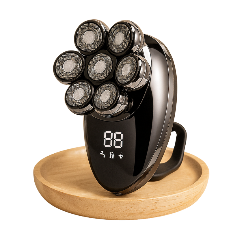 FlexEdge – 7D Zwevend Elektrisch Scheerapparaat met LED-display en USB-oplading