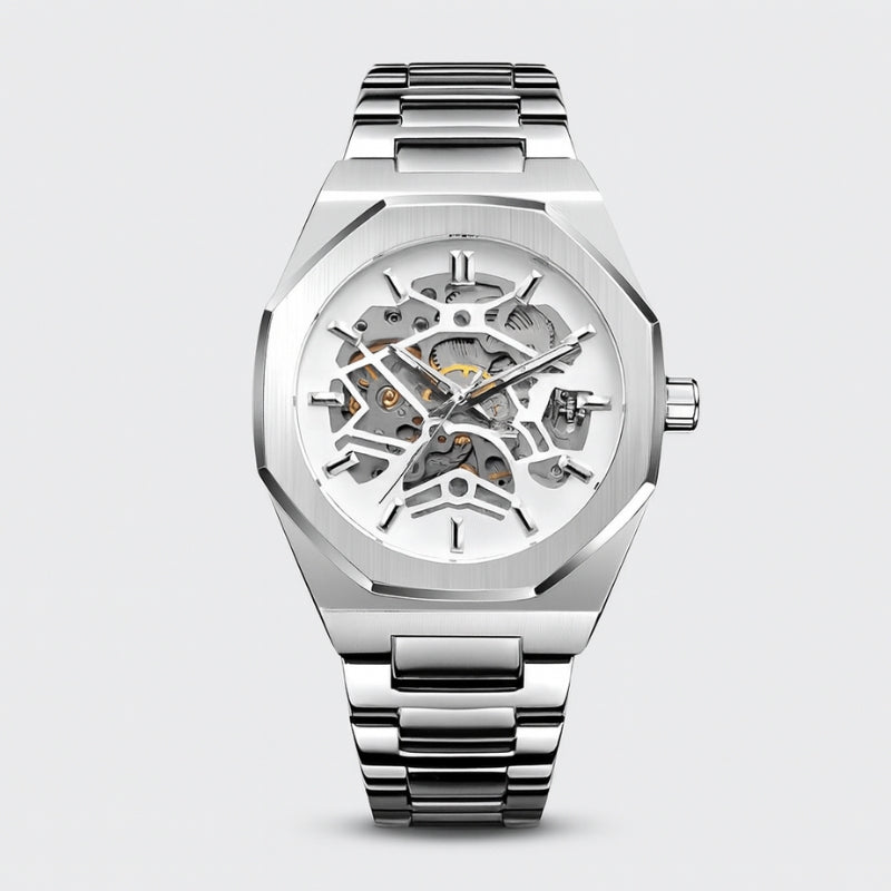 Auron - Automatisch Polshorloge met Waterdicht en Verstelbaar Ontwerp