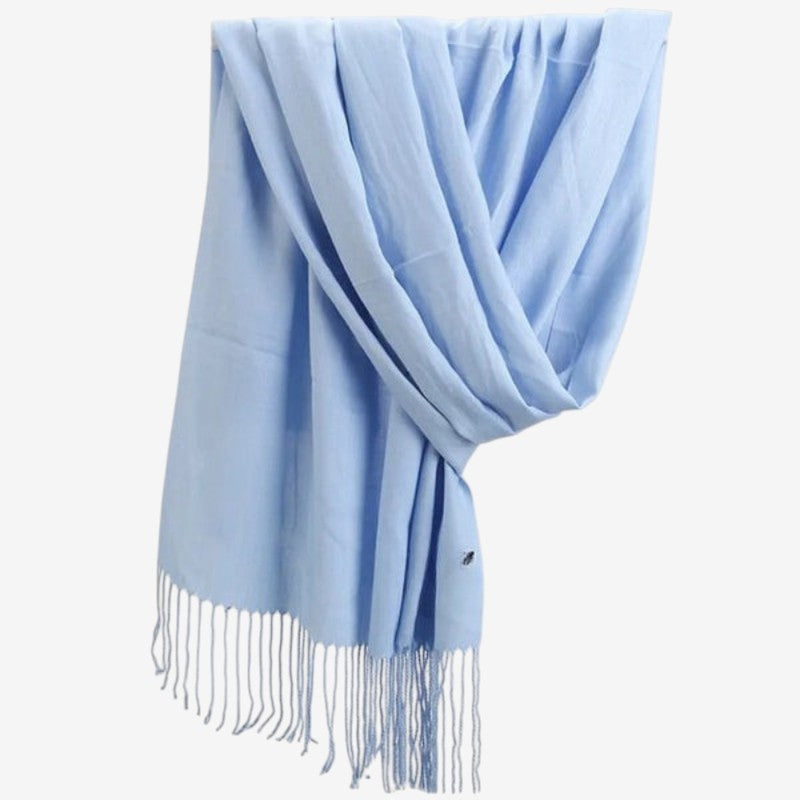 Lina – Grote Sjaal met Decoratieve Kwastjes voor Veelzijdig Gebruik