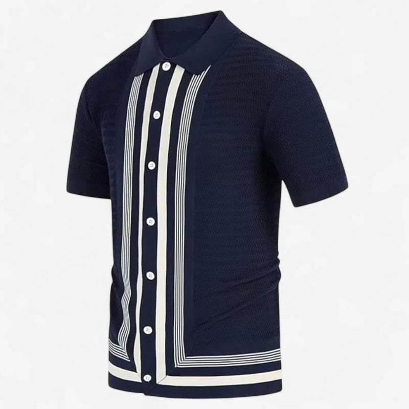 Tony – Slim fit poloshirt met korte mouwen