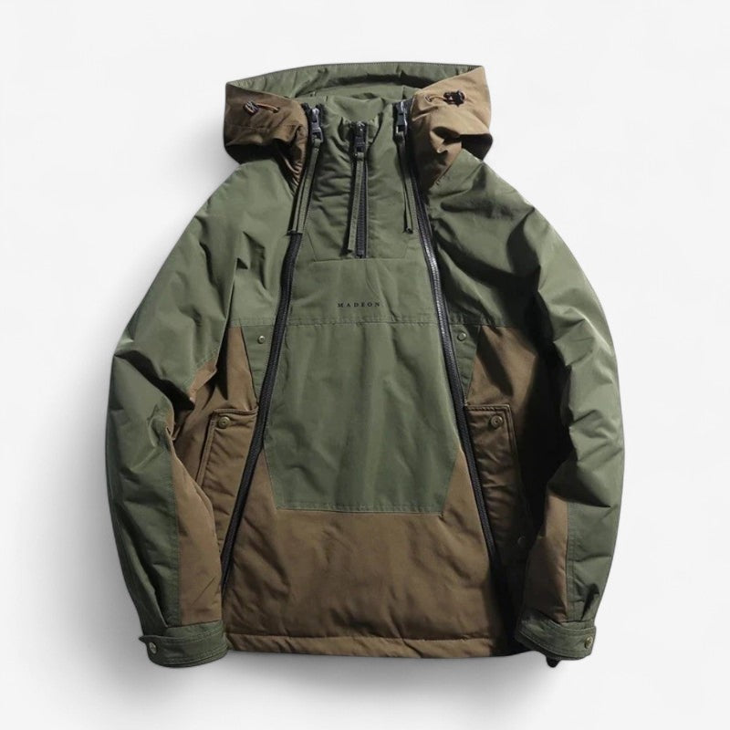 Arden – Gewatteerde jas met capuchon en ritssluiting