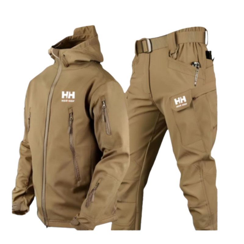 Marcus – Tweedelig Set met Jas en Broek met Rits en Zakken