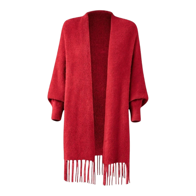 Luna – Moderne Open voorkant Cardigan met Lange Mouwen