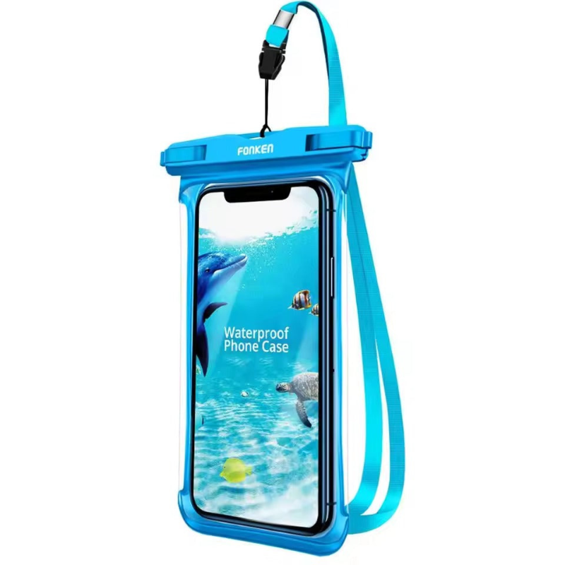 AquaShield – Waterdichte Telefoonhoes met Touchscreen Toegang en Universele Pasvorm
