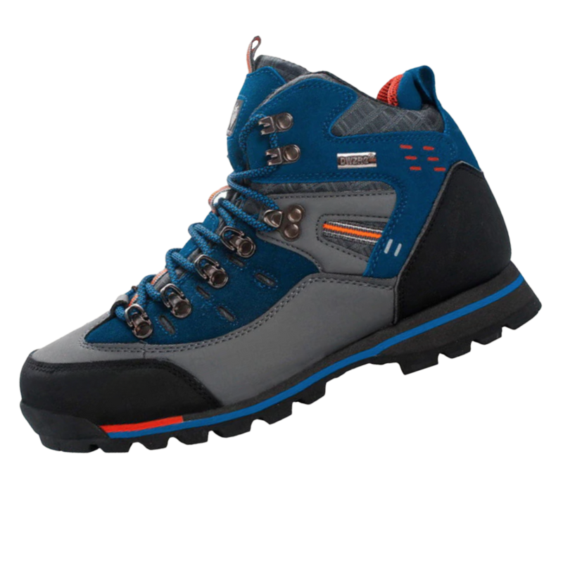 Grayson – Lichtgewicht Leren Wandelschoenen met Antislip Rubberzool