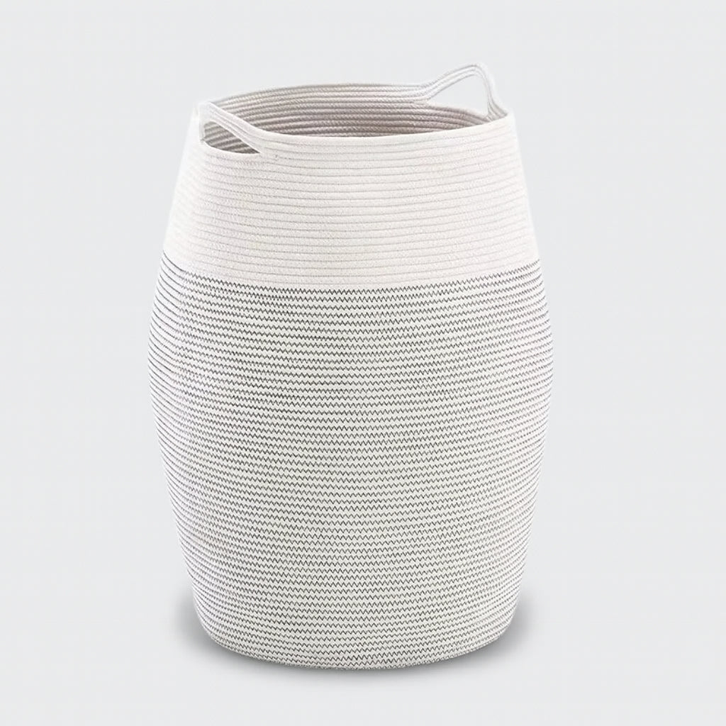 LoomBin – Grote Geweven Wasmand met Handvatten